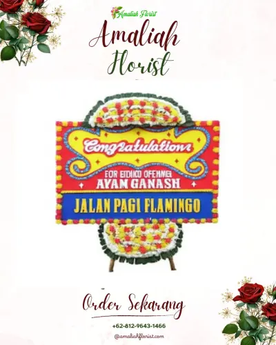 Bunga Papan Congratulation di Dringo